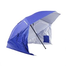 Apnoo 캠핑용 2in1 비치 텐트 + 비치파 라솔, 1~2인용(240*240*120~210CM), 블루