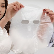새로이 일회용 비닐 마스크 페이스 팩 보습 투명 얼굴 커버 세트, 1000매