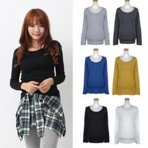 [SH] 르네온 면스판 기본 티셔츠 심플 베이직 셔츠( SH 72000EA )