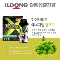 일동 에너지젤 파워젤 6가지맛 마라톤 자전거 수영 헬스, 1box, 일동파워젤 청포도(10포1박스)