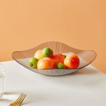 다용도 플레이팅 볼 투명 플레이트 샐러드볼, 깊은형