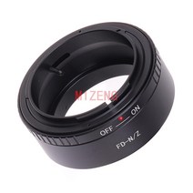 Fd-NZ 어댑터 링 및 삼각대 캐논 fd fl 렌즈용 니콘 Z z5 Z6 Z7 Z9 Z50 z6II fc 미러리스 카메라, 02 with short tripod