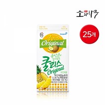 동원 소와나무 쿨피스 파인애플 450ml 25팩, 단품