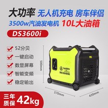 가솔린 발전기 2KW 가정용 소형 무음 220V 야외 휴대용 차량용 인버터 4000W, 3.5KW 조용한 디지털 인버터 발전기 DS360