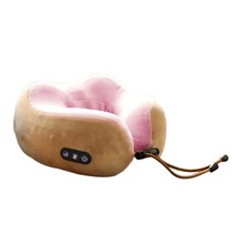 휴웰 무선 목 베개 쿠션 안마기 GPM-500, GPM-500(핑크)