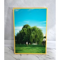 엘앤디 컬러액자 - 모던 감성 나무, 레드, 1개