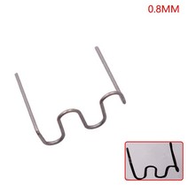 닛블100 개/대 0.6/0.8mm 핫 스테이플러 플라스틱 나일론 PVC ABS 자동차 범퍼 용접기 수리 키트 전동 공구, 06 F
