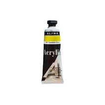 알파색채 미술 아크릴칼라물감 1시리즈 50ml 낱색 1개, 957번 단델리온