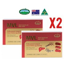 네이쳐스탑 MVL 폴리코사놀 12mg & 리버디톡스 35000mg 30정 2팩 (총 60정)