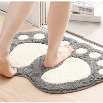 다용도 주방 침실 싱크대 욕실 발매트, 그레이