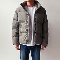 겨울 오버핏 숏 패딩 점퍼 / 빅사이즈 2XL 3XL 4XL 아이보리 그레이 차콜 블랙 베이지 카키 네이비