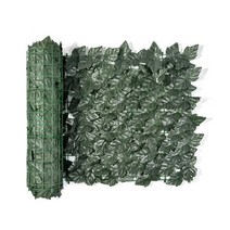 화단 경계석 경계목 분리대 인공 잎 정원 울타리 스 닝 롤 페이드 보호 개인 정보 화면, 0.5x1m 포도 잎 b
