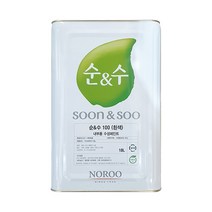 노루페인트 순앤수 100 내부용 페인트 친환경 벽지 사무실 스튜디오 18L, 아이보리 WT1010