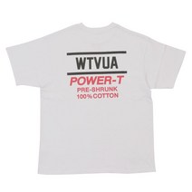 더블탭스 WTAPS POWER-T SS 남자반팔티 남자 숏슬리브 라운드넥 여름반팔 코디