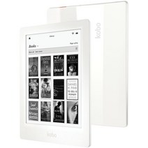 전자 책 리더 오닉스 Kobo Aura HD 6.8인치 1440x1080 잉크 라이트, 만 전자 책 리더, 화이트