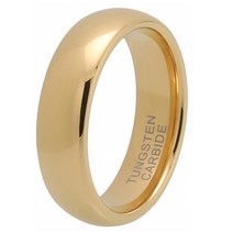 ITungsten 2mm 4mm 6mm 8mm 10mm 골드 도금 텅스텐 반지 남성 여성 커플 약혼 웨딩 밴드 트렌디 쥬얼리 컴