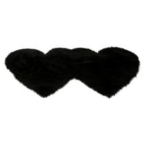 인공 카펫 매트 러그 이중 심장 모양 긴 매트 침실 거실 장식 선물 선물 솜털 깔개 소파 소파 쿠션 매트