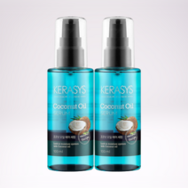 헤어에센스 헤어오일 케라시스 손상케어 코코넛오일 100ml 2개, 헤어에센스 2개