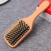 키알리 원목 물결 여성 남자 파마 엉킴방지 두피 마사지 볼륨 쿠션 헤어 브러쉬 머리 빗, 제품선택, 우드