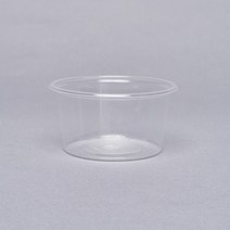 다용도 원형 용기 밥컵 다용도 국컵 5호 중 투명 300ml, 1000개