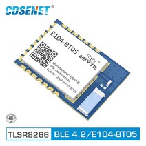 Tws8266 블루투스 BLE4.2 UART SMD 트랜시버 E104-BT05 70m 슬레이브 투명 전송 저전력 무선 모듈, 한개옵션0, 한개옵션0