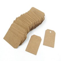 가격택 크래프트 무지 종이라벨 100개입, 제이에스컴퍼니쿠팡 본상품선택