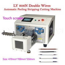 전선꼬임기 LY 806N 이중 자동 터치 스크린 필링 스트리핑 커팅 기능 mm2 AWG30 #