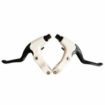 자전거부품1쌍 초경량 알루미늄 합금 자전거 BMX 브레이크 손잡이 MTB 산악 사이클링 레버 V/디스크, 연한 초록색, 1개