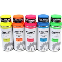 [모로토] 아크릴스프레이 400ml 형광 (색상선택) - 스프레이페인트 바니쉬 모로토우 MOLOTOW, 405 NEON Green