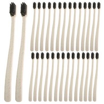 칫솔 대용량 세트, 미세모 베이지 칫솔 30개