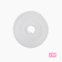 자동차 외곽부품1M 2M 3M 자동차 도어 가장자리 스크래치 보호기 스트립 가드 트림 안티 충돌 철강 스타일, 07 2M White