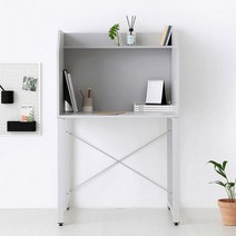 마켓비 HADY 독서실책상 그레이 DROG 의자 블랙 세트, 쿠팡 본상품선택