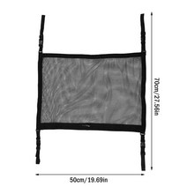 자동차 루프 탑 백 캐리어 박스 최신 패션 자동차 지붕 보관 정리함 천장화물 텐트 캠핑카 포켓 액세서리, 03 B 27.56x19.69in