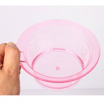 헤어샵 미용실 염색 파마 매직 손잡이 염색볼 그릇, 다이따컴 화이트