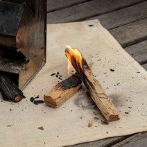 난로 휴대용난로 캠핑용품 캠핑 방염포 원형 화로대 화목난로 받침대 불멍 바비큐 방염 매트 별의별굿즈, 50x50