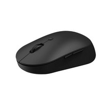 최신형 샤오미 사일런트 듀얼 모드 무선 마우스 2.4GHz 블루투스 5.0 무소음 저소음, 블랙
