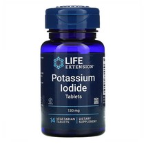 라이프익스텐션 포타슘 아이오다이드 130mg 14정 칼슘 인 요오드 칼륨 효능
