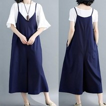 와이드점프수트/브이넥점프수트/멜빵점프수트/통바지/