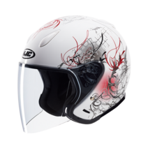 HJC 홍진 오토바이헬멧 CH5 오픈페이스 모음 근거리 출퇴근 배달 여름 경량 바이크 스쿠터 헬멧, CH-5 볼리즈 MC1(레드), XL