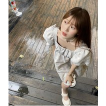 HQINT Yun Luo Mountain Sakura 구호 황금 자주색 보라색 육상 거품 소매 행동 드레스 여름 ZA-245107