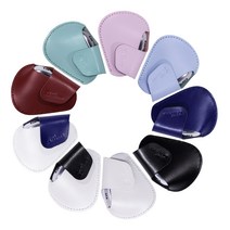 히스레더 가죽 골프 아이언 헤드 커버 8P 멀티팩, (투톤) 네이비투톤 8P