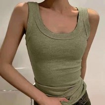 니트나시 조끼 탑 여성 패션 슬림 탱크 민소매 라운드 넥 여름 니트 캐미솔 단색 블랙 화이트 기본 탄성 티셔츠