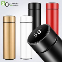 1+1 보온 보냉 물병 휴대용 온도표시 텀블러 스텐 스마트 온도계 LED텀블러 발포세정제, 텀블러세정제32정, 텀블러세정제32정