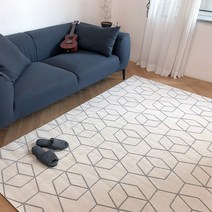 벨기에 큐브 사이잘룩 러그 사계절 2color 2size