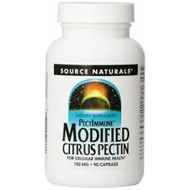 소스내추럴스 모디파이드 시트러스 펙틴 750mg 90캡슐
