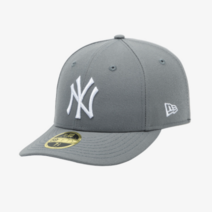 [국내매장판]뉴에라모자 MLB 프리커브드 뉴욕 양키스 로우 프로파일 사이즈캡 그레이 13549111