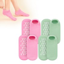 일상공감 보드랍족 보습양말, 핑크 2쌍+그린 2쌍