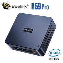 미니PC 데스크탑 고사양 beelink u59 pro windows 11 인텔 11th gen n5105 프로세서 8gb 500gb m.2 sata ssd 2.9ghz wifi, 8기가바이트 128기가바이트, 영국