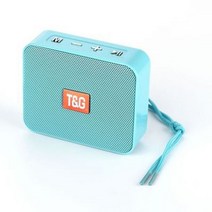 원래 브랜드 TG166 스피커 휴대용 블루투스 무선 사운드 바 야외 HIFI 서브 우퍼 지원 카드 FM 라디오 Aux, Green