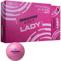 BRIDGESTONE (브리지 스톤) 골프 공 LADY 핑크 LBPXJ, 핑크(빛).